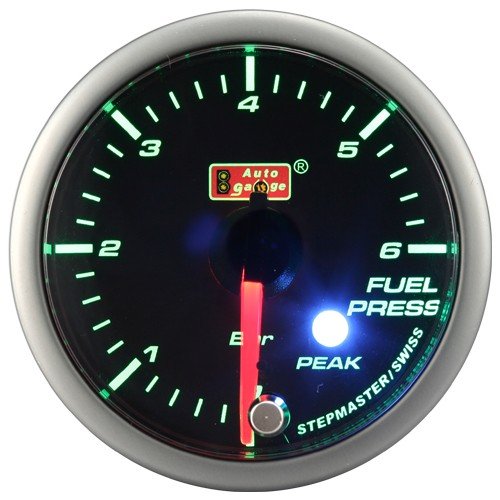 auto-gauge-wskaznik-cisnienia-paliwa-amber_3 Indicador de presión de combustible Auto Gauge color ámbar - Imagen 1