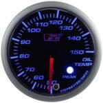 Indicador de temperatura del aceite Auto Gauge color ámbar - Imagen 3