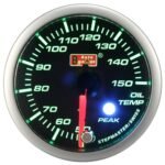 Indicador de temperatura del aceite Auto Gauge color ámbar - Imagen 2