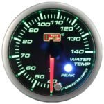 Indicador de temperatura del agua Auto Gauge color ámbar - Imagen 2