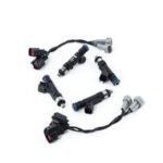 Juego de inyectores Deatschwerks de 1000 cc para Mitsubishi Eclipse (DSM) 4G63T 95-99 y EVO 8/9 4G63T 03-06 (alta impedancia).