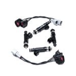 Juego de inyectores Deatschwerks de 5500 cc para Lotus Elise 1.5L/1.8L/2.4L 1996-2011, Exige 1.5L/1.8L/2.4L 2000-11, Toyota Celica 2000-05, MR2 1999-2007, Scion TC/XA/B 2004-10.
