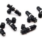 Juego de inyectores Deatschwerks de 1200 cc para Nissan 350z-370z 2003-15 GTR VR38DETT 2009-15 Nissan Skyline NEO RB25DET 1998-2002 Infiniti G35/G37 2003-14 Volkswagen Golf GTI R32 3.2L VR6 2004-05