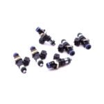 Juego de inyectores Deatschwerks de 1500 cc para Nissan 350z-370z 2003-15 GTR VR38DETT 2009-15 Nissan Skyline NEO RB25DET 1998-2002 Infiniti G35/G37 2003-14 Volkswagen Golf GTI R32 3.2L VR6 2004-05