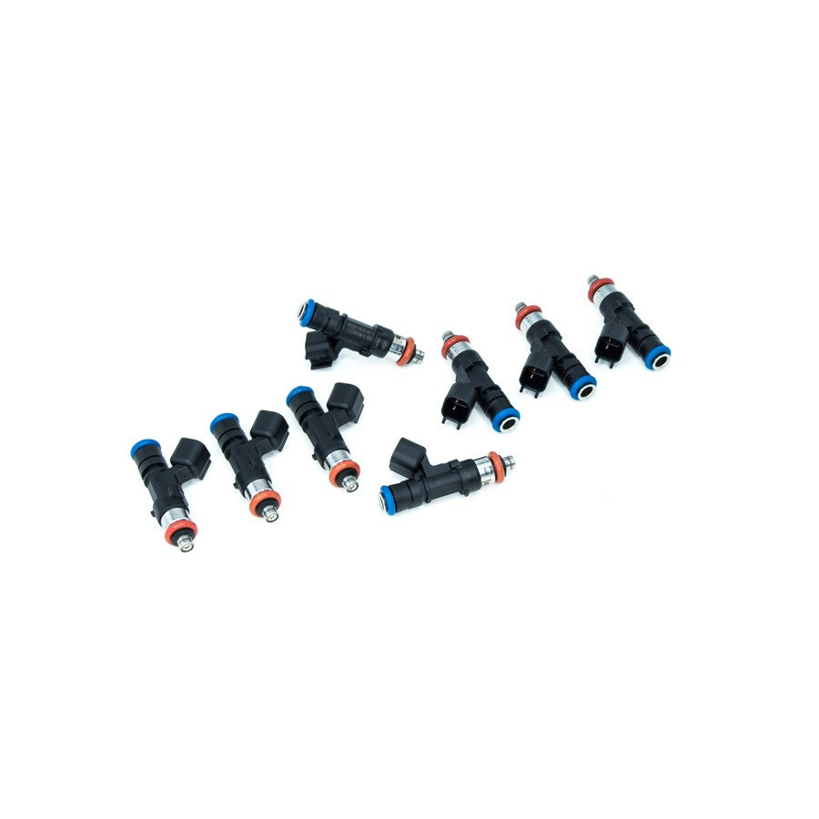 deatschwerks-bosch-ev14-zestaw-8-wtryskiwaczy-paliwa-1000cc-min-chevrolet-silverado-1500-gmc-sierra-1500-2000-06-gas-v8-4-8l-5-3l-6-0l-6-2l-excl-flex-fuel Juego de inyectores Deatschwerks de 95 lb/h para Chevrolet Silverado 1500 y GMC Sierra 1500 2000-06 Gas V8 4.8L/5.3L/6.0L/6.2L (excepto Flex Fuel) - Imagen 1