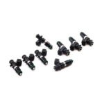 Juego de inyectores Deatschwerks de 1200 cc para Mercedes-Benz CL55 AMG 5.5L V8 Supercharged 2003-06, E55 AMG 5.5L V8 Supercharged 2003-06, S55 AMG, SL55 AMG 5.5L V8 Supercharged 2003-06 y EV14 Universal 48 mm estándar