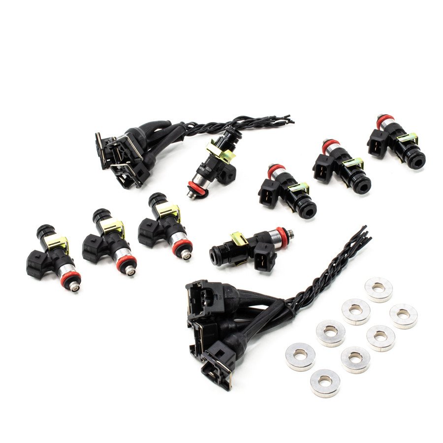deatschwerks-bosch-ev14-zestaw-8-wtryskiwaczy-paliwa-1500cc-min-chevrolet-silverado-1500-gmc-sierra-1500-2000-13-gas-v8-4-8l-5-3l-6-0l-6-2l-excl-flex-fuel Juego de inyectores Deatschwerks EV14 de 1500 cc para Chevrolet Silverado 1500 y GMC Sierra 1500 2000-13, gasolina V8 4.8L/5.3L/6.0L/6.2L (excepto Flex Fuel). - Imagen 1