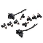 Juego de inyectores Deatschwerks EV14 de 2200 cc para Chevrolet Silverado 1500 y GMC Sierra 1500 (2000-2013) con motor de gasolina V8 de 4.8 L/5.3 L/6.0 L/6.2 L (excepto combustible flexible).