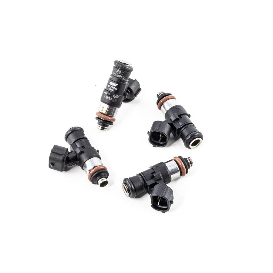 deatschwerks-zestaw-4-wtryskiwaczy-paliwa-2200cc-min-honda-s2000-f22-06-09-crz-11-civic-si-k20-k24-02-12-acura-rsx-tsx-k20-k24-02-09 Juego de inyectores Deatschwerks de 2200 cc para Honda S2000 F22 06-09, Civic Si K20/K24 02-15, Acura RSX/TSX K20/K24 02-08, Dodge Neon SRT-4 03-05 y Caliber SRT-4 08-09. - Imagen 1
