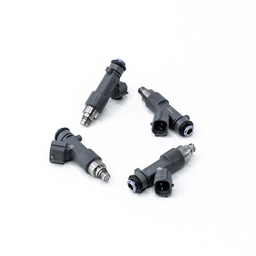 deatschwerks-zestaw-4-wtryskiwaczy-paliwa-350cc-min-mazda-protege-2003 Kit de 4 inyectores de combustible DeatschWerks de 350 cc/min para Mazda Protege 2003. - Imagen 1