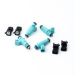 Kit de 4 inyectores de combustible DeatschWerks de 525 cc/min, para Honda Civic R18 06-08 y D17 01-05. - Imagen 2