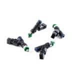 Juego de inyectores Deatschwerks de 550 cc para Audi A4/TT 1.8L turbo 2001-06, Volkswagen Golf GTI 1.8L turbo 2000-06 y Mini Cooper S 1.6L Supercharged 2002-08.