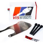 Adaptador de conexión de manguera JIC AN6 ORB macho a AN6 macho, color negro.