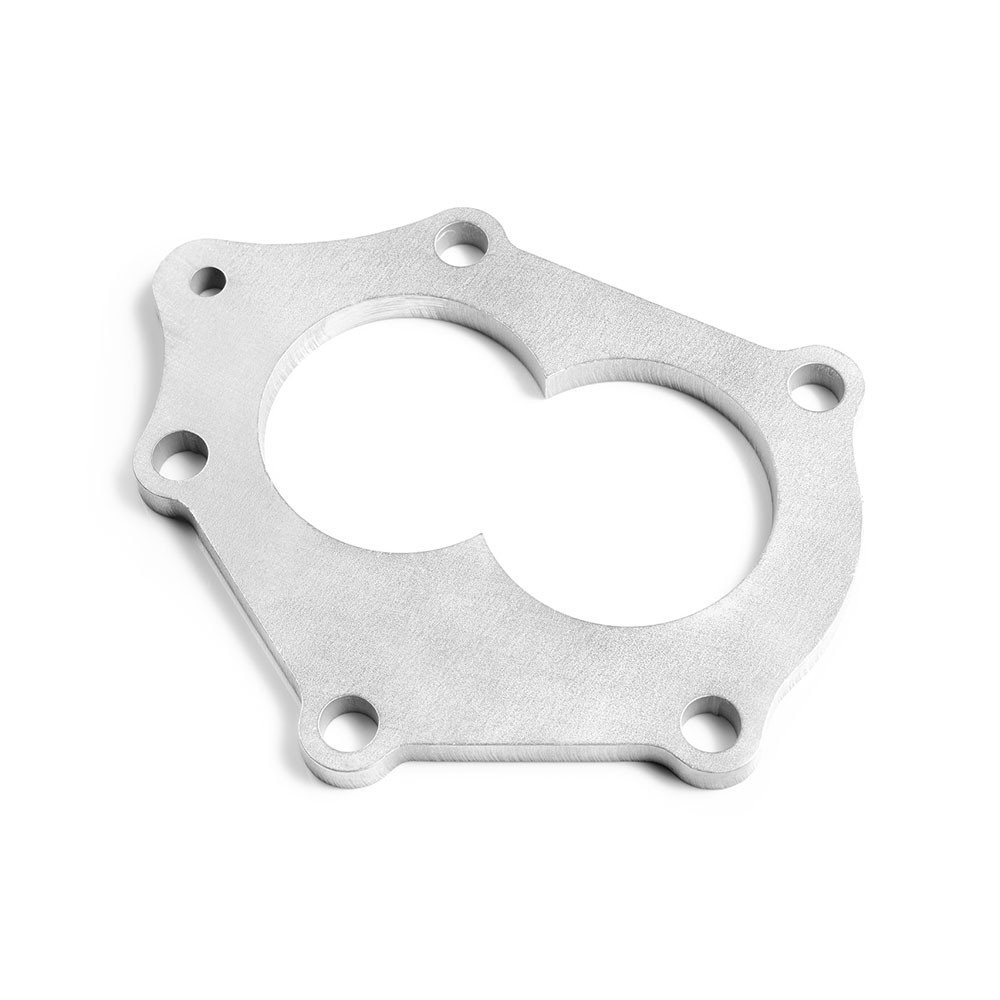 flansza-mocujaca-do-ukladow-wydechowych-mitsubishi-lancer-evo-x-2-0t Brida de escape turbo downpipe de acero inoxidable SS304 para MITSUBISHI Lancer Evo X 2.0T - Imagen 1