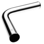 Codo de aluminio de 90°, 60 mm, 60 cm