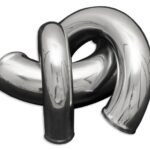 Codo de aluminio de 180° (35 mm, 30 cm)