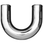 Codo de aluminio de 180° (35 mm, 60 cm)