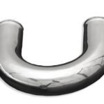 Codo de aluminio de 180° (38 mm, 60 cm)