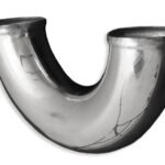 Codo de aluminio de 180° (54 mm, 30 cm)
