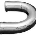 Codo de aluminio de 180° (76 mm, 60 cm)