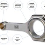 Forged Rods H-Beam Billet K1 for Honda D17 lenght 137 Pin 19mm