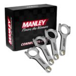 Bielas forjadas Manley H-beam Plus, Mitsubishi Lancer EVO 3-9 (4G63T), Eclipse GST/GSX (7 pernos 4G63T 1992.5-1999) Pasador de 22 mm (H-Plus)