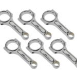 Bielas forjadas JRspec para TOYOTA 2JZ-GE 2JZ-GTE Bielas tipo viga en I + pernos ARP