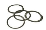 Kit de pistones forjados Wiseco de 4 cilindros para Honda Civic 00-05 D17 Diámetro 2.972 (75.50 mm) Tamaño +0.5 mm Relación de compresión 8.47