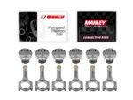 Pistones forjados Wiseco + bielas Manley para Toyota Supra 2JZGTE 3.0l 24V 93-98 86.25mm CR 8.34:1 - Imagen 4