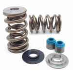 Juego de resortes dobles y retenedores de titanio Kelford Cams para Chevy LS1