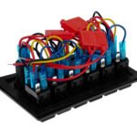 6 Gang 12V Led Light Switch Control Panel With Voltmeter