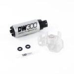 Bomba de combustible DeatschWerks DW300C 340 l/h para SHO EVO X 2011-19, Mazdaspeed3 08-15, Mazdaspeed6 07-13, Honda Civic 06-07, Honda Accord 12-16, Tundra 4.0L V6 13-17, 4.L V8 07-14, 4.6L V8 07-10, 5.7L V8 08-17, Wrangler 07-17.