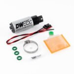 Bomba de combustible DeatschWerks DW65C 265 l/h para EVO X 08-15 Mazdaspeed3 07-13 Mazdaspeed6 06-07 Honda Civic 12-16 Honda Accord 13-17 Tundra 4.0L V6 07-14 4.L V8 07-10 4.6L V8 08-17 5.7L V8 07-17 Wrangler 2007-17