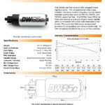 Bomba de combustible DeatschWerks DW65C de 265 l/h para Nissan R35 GTR 2009-2015