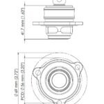 Blow off BOV Turbosmart TS-0203-1266 Kompact Shortie Plumb Back for Ford Fiesta ST 1.6L EcoBoost 2013+