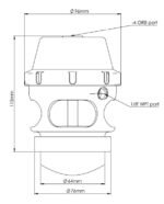 Blow off BOV Turbosmart TS-0207-1003 Power Port Supercharger - Imagen 4