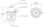 Regulador de presión de combustible Turbosmart TS-0404-1022 FPR6 AN6 - Imagen 3