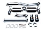 Titanium exhaust system Mitsubishi Lancer Evo X Catback Vogler Racing