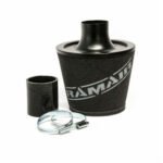 Filtro cónico grande de aluminio negro con cuello universal Ramair JS-070-BK-KIT de 70 mm - Imagen 4