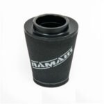 Filtro de aire cónico universal con base de polímero Ramair CC-110 Offset de 80 mm - Imagen 2