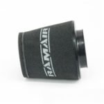 Filtro de aire cónico universal con base de polímero Ramair CC-111 Offset de 80 mm