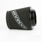 Filtro de aire cónico universal con base de polímero Ramair CC-117 Offset de 80 mm