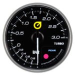 Nuevo indicador de presión de turbo para Auto Gauge de 60 mm, color ámbar - Imagen 2