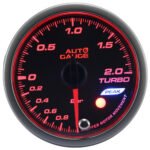 Nuevo indicador de presión de turbo para automóvil, motor paso a paso, serie Peak, 52 mm, color ámbar.