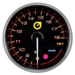 Nuevo indicador de voltaje para automóvil de 52 mm, color ámbar. - Imagen 2