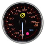 Nuevo indicador de temperatura de aceite Auto Gauge de 52 mm, color ámbar. - Imagen 2