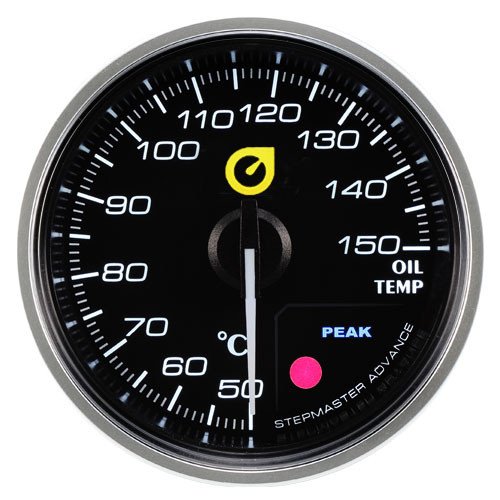 wskaznik-new-auto-gauge-temperatura-oleju-52mm_2 Nuevo indicador de temperatura de aceite Auto Gauge de 52 mm, color ámbar. - Imagen 1