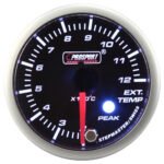 Indicador de temperatura del agua Prosport, motor paso a paso, serie Peak, 52 mm, color ámbar. - Imagen 2