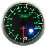 Motor paso a paso para indicador EGT Prosport, serie Peak, 52 mm, azul