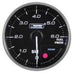 Indicador de presión de combustible Prosport Premium de 52 mm, color ámbar. - Imagen 2